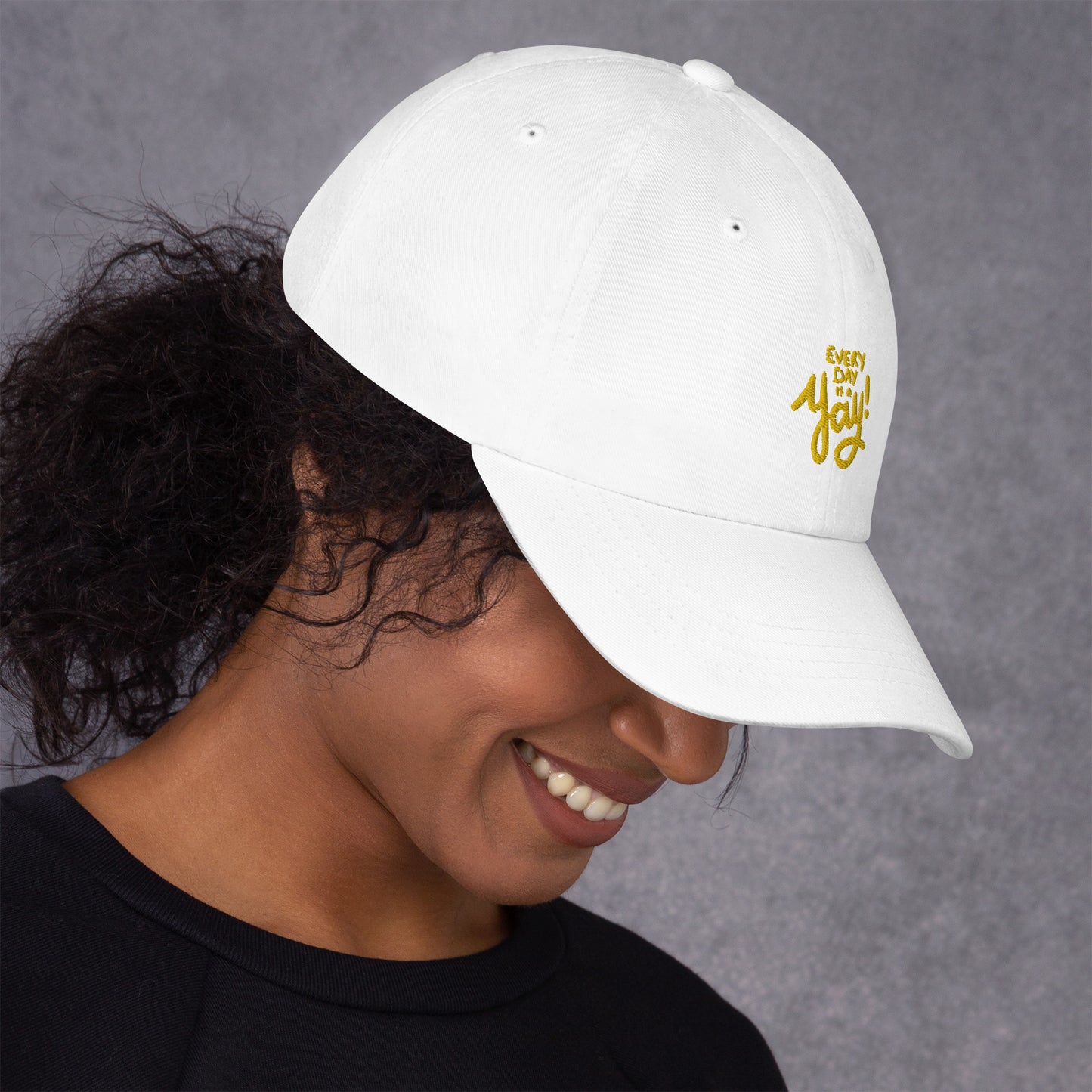 EDIAY! Embroidered Dad Hat